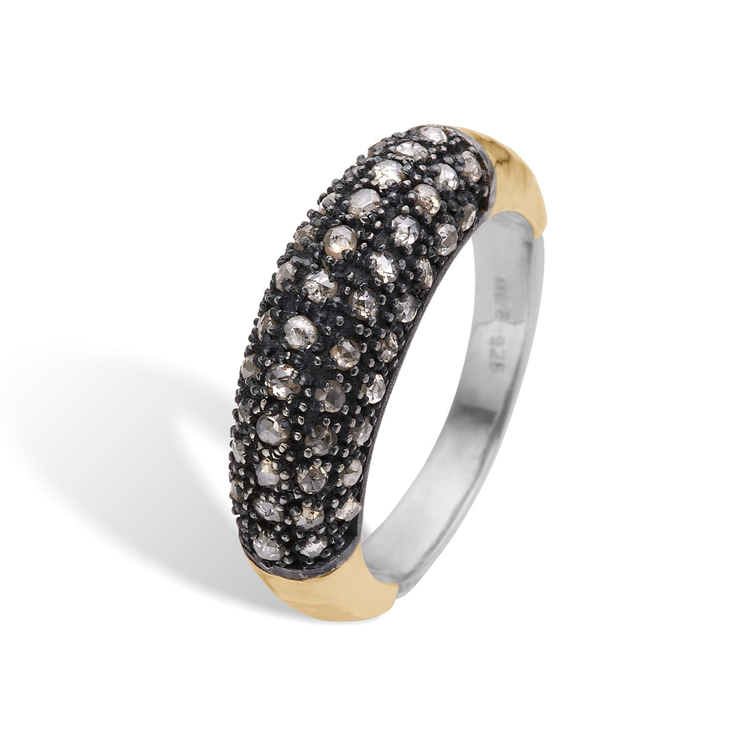 Waldorf Slim Pavé Ring 52
