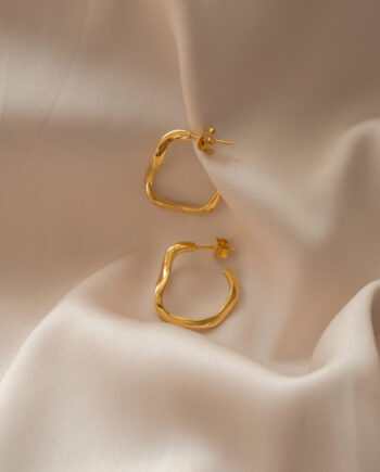Wave Guld Hoops