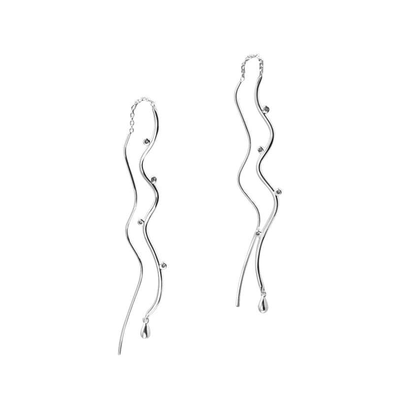 Wavy Earthread     Silver