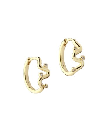 Wavy Hoop     Golden