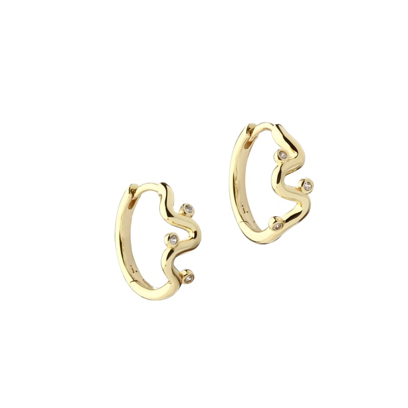 Wavy Hoop     Golden