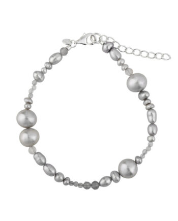 Whisper Pearl Bracelet   Silver