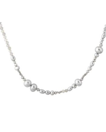 Whisper Pearl Necklace   Golden