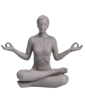 Yoga Figur Lotus  Grå