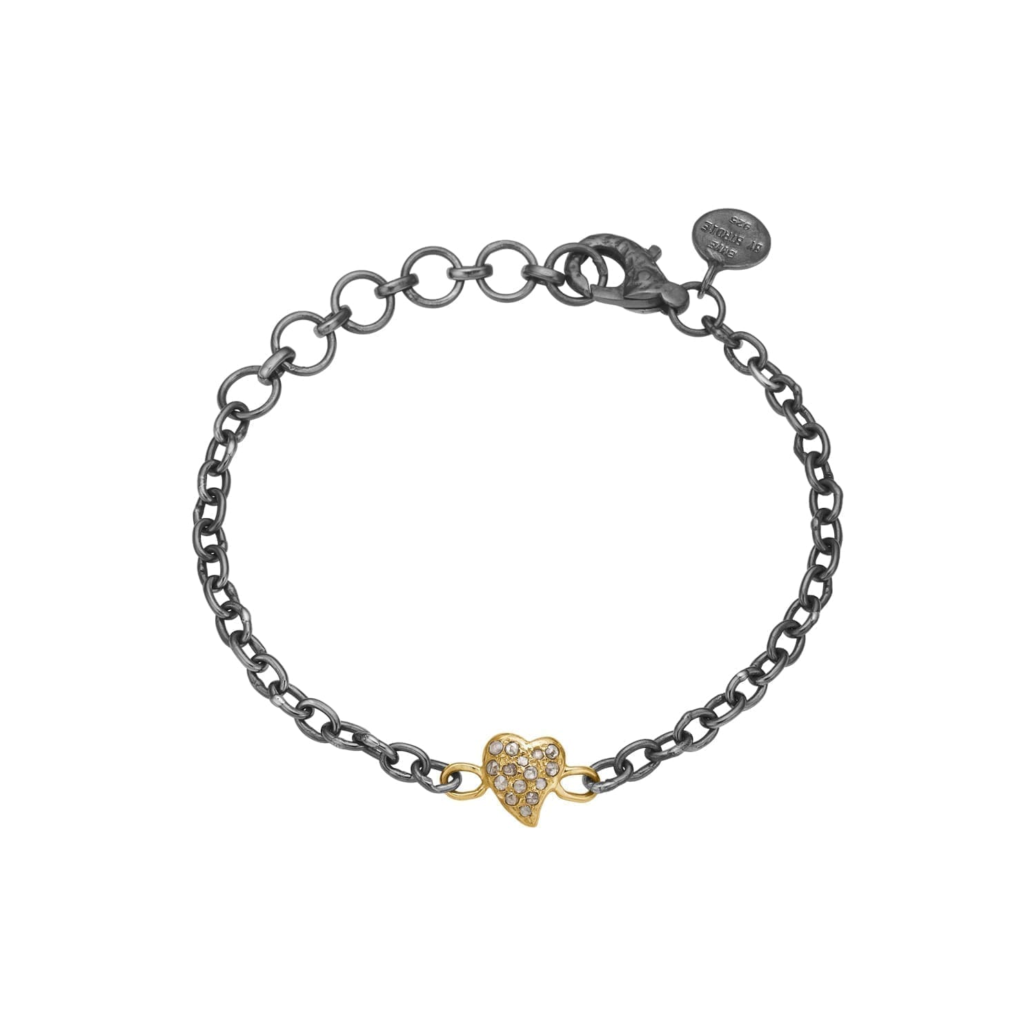 Zenith Heart Pavé Armbånd