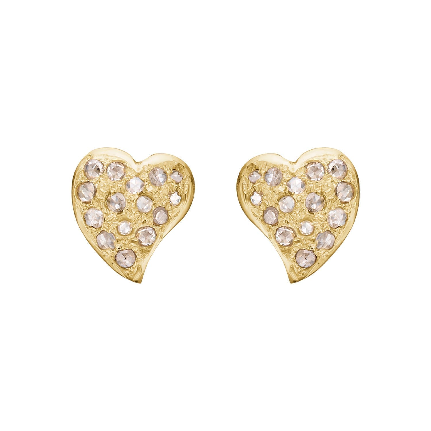 Zenith Heart Pavé ørestikkere