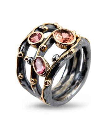 Ring Zeus Tribeca Stones Red Tourmaline 52