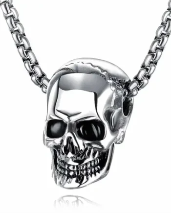 ædelstål Skull Halssmykke