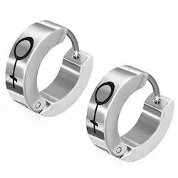 øre Ring   Rustfrit Stål  Quot Female Quot      Stk