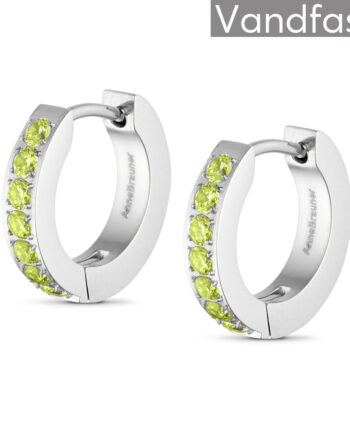 Annebrauner Creole Line Apple Green øreringe
