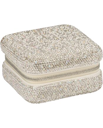 Annebrauner Rhinestone Smykkeskrin