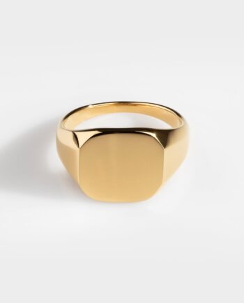 Classic Signature Guldtonet Ring Str    Herre Northern Legacy