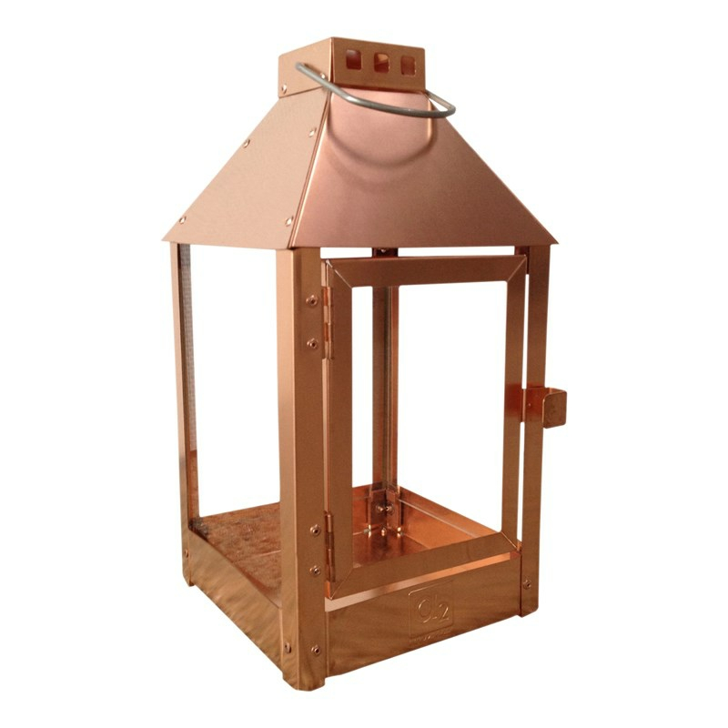 Kobber Lanterne   Fantastisk Kvalitet    Størrelser  Udendørs Lanterne   Kobber Fra 1299 Kr    Størrelse 12     12     25 Cm